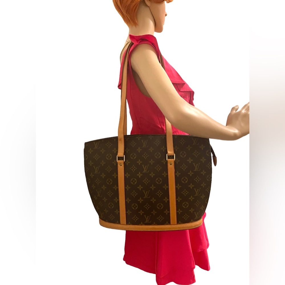 LV MONOGRAM BABYLONE SHOPPING TOTE BAG